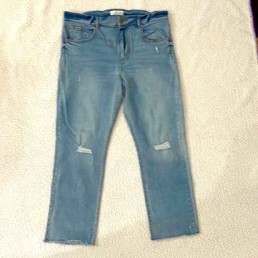 Loft the crop jeans size 12/31